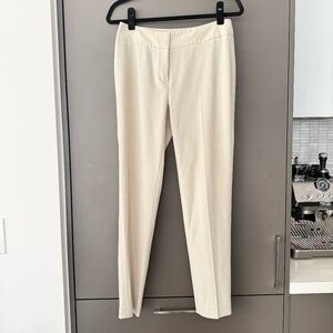 Nine West Cream Beige Tailored Dress Pants Size 0 Matching Suit Jacket Available